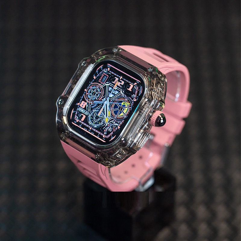 Black Case+Pink Band