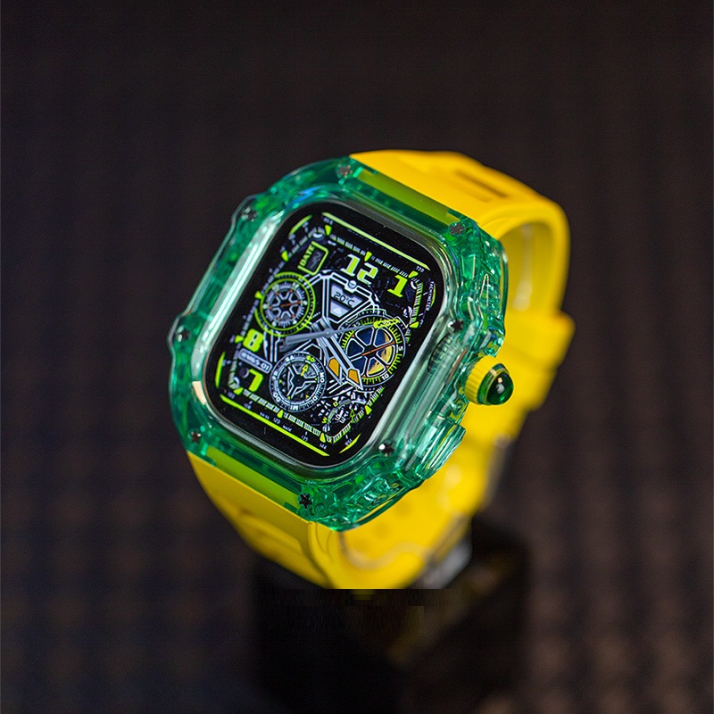 Green Case+Yellow Band