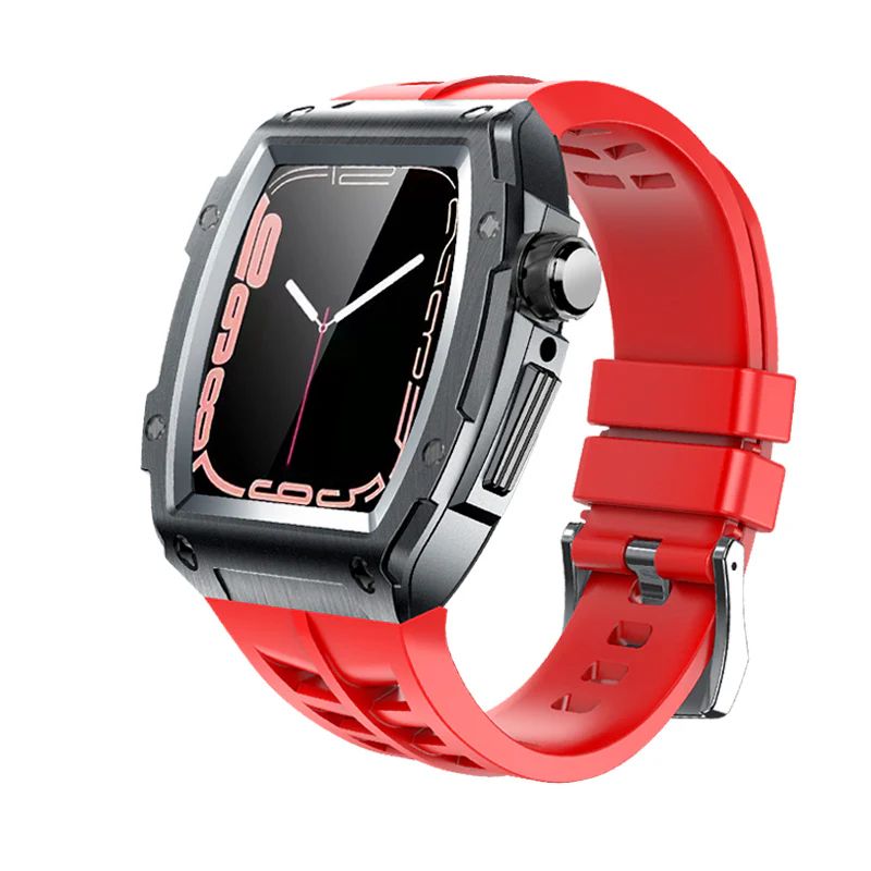 Black Case+Black Crown+Red Band