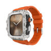 Titanium Case+Orange Band