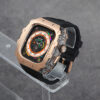 Rose Gold Case+Black Band