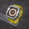 Silver Case+Yellow Band