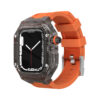 Glacier Black Case+Orange Band