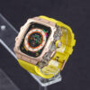 Rose Gold Case+Yellow Band