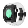 Carbon Fiber/Black Case+White Band