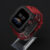 Carbon Fiber/Black Case+Red Band+Black Buckle